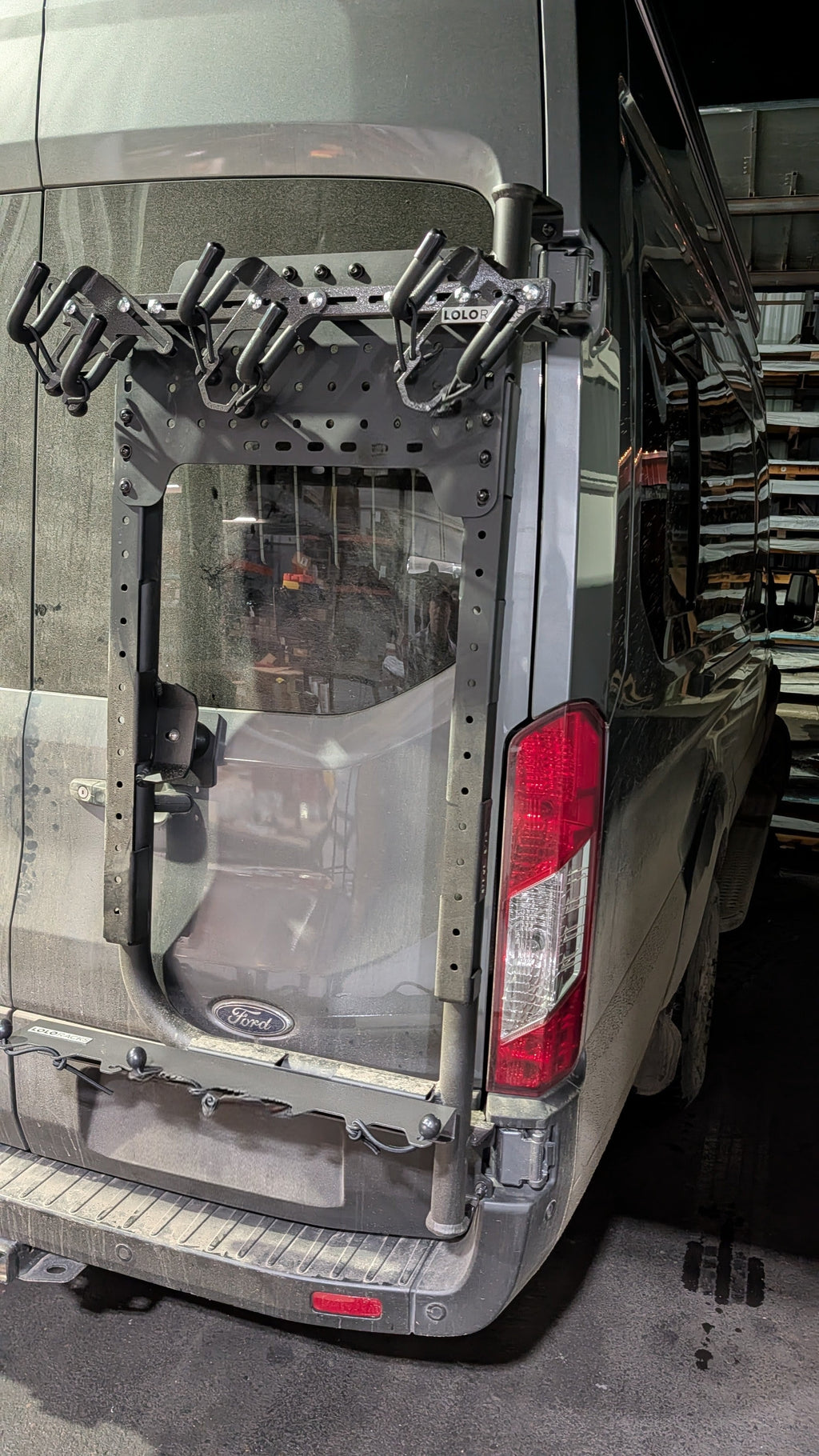Bike Rack Kit for Van Cargo Molle Panel Lolo Racks Rad Lad