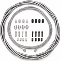 Share Basic Bicycle Brake Cable Kit for BMX/MTB - Chrome