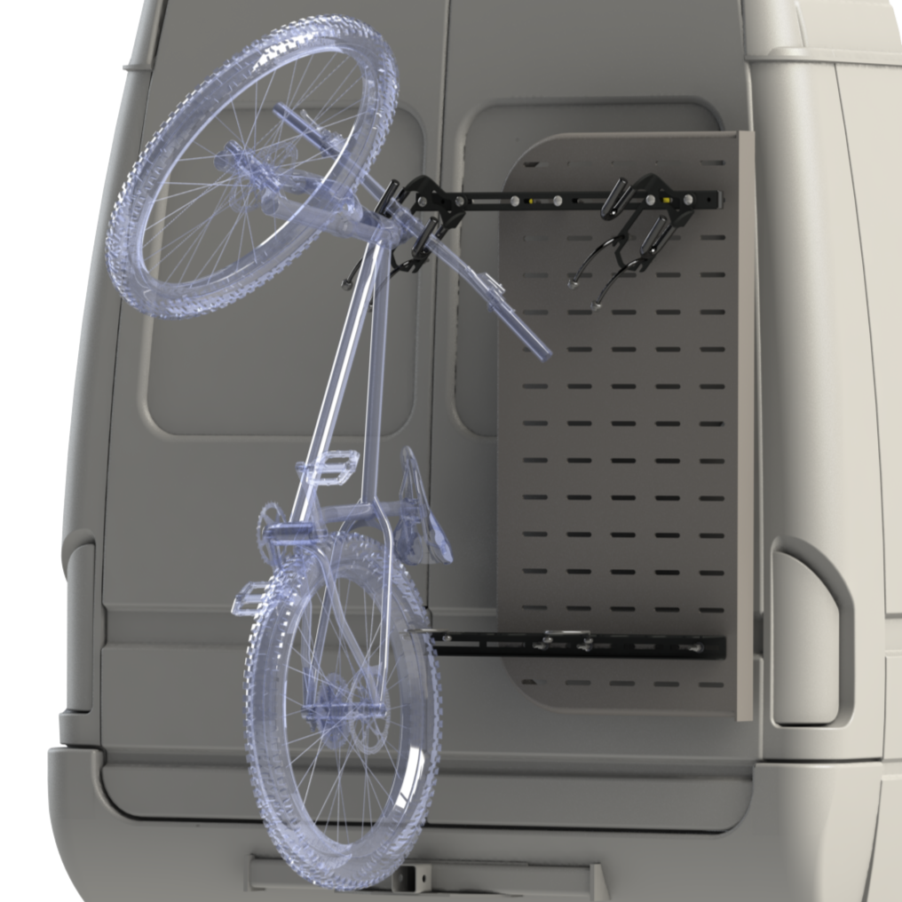 Bike Rack Kit for Van Cargo Molle Panel Lolo Racks Rad Lad