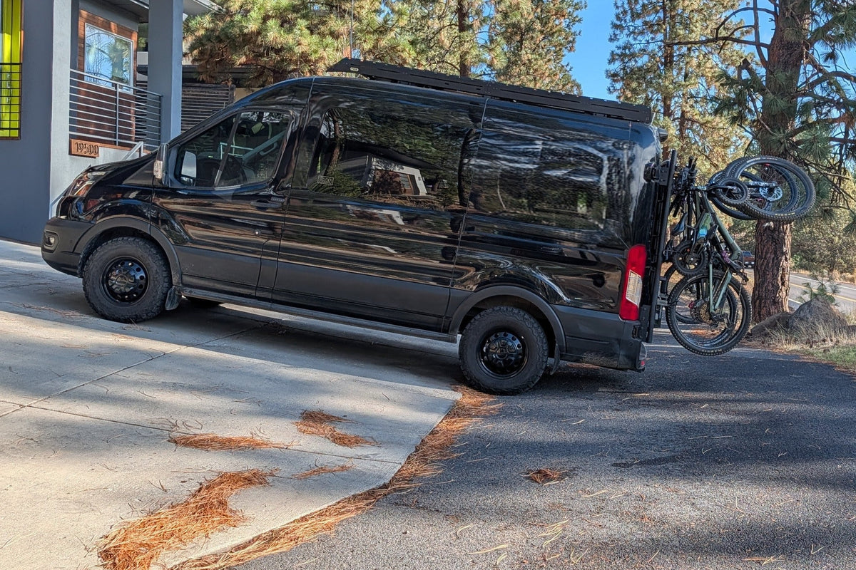 Bike Rack Kit for Van Cargo Molle Panel Lolo Racks Rad Lad